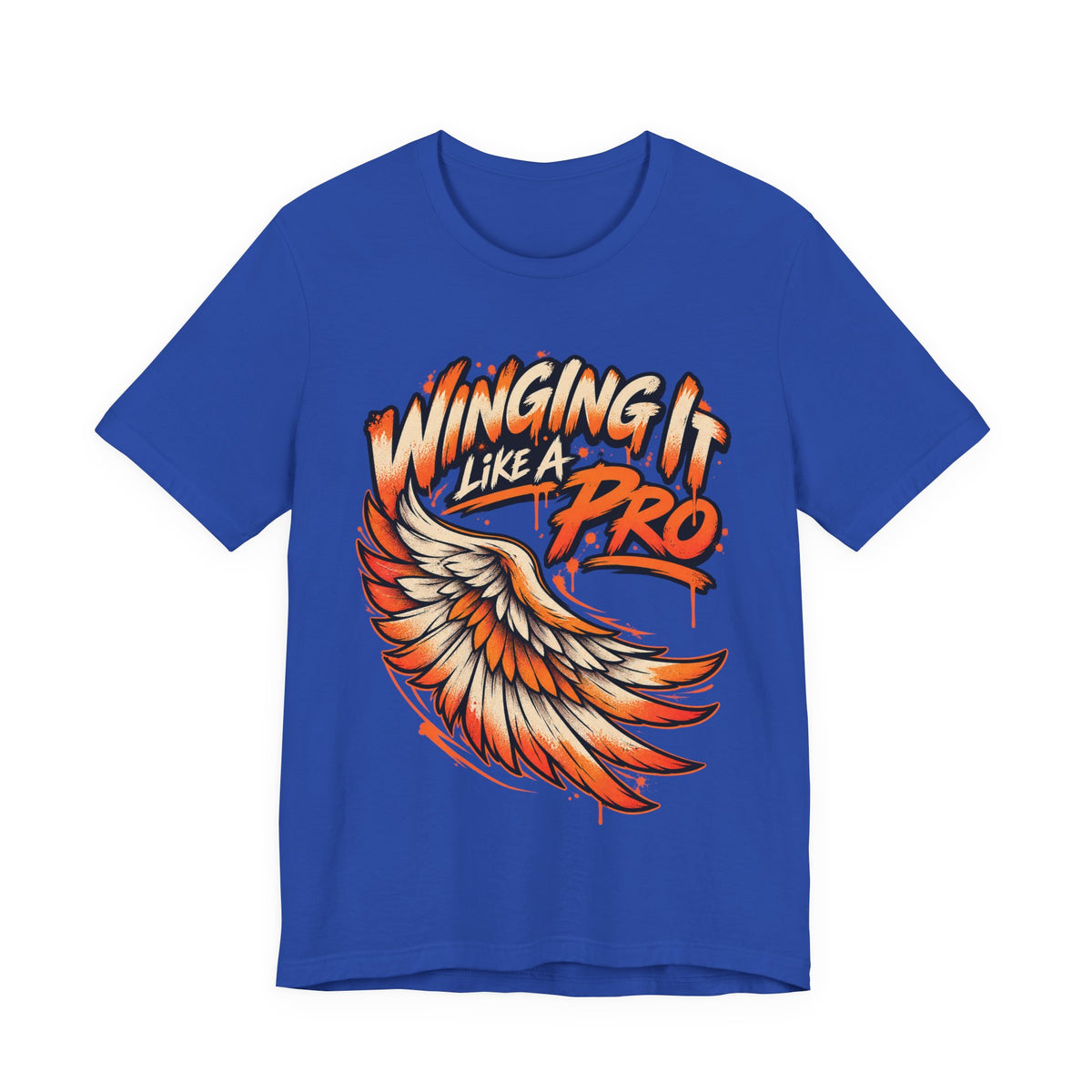 Winging It Like A Pro Funny Self-Deprecation T-Shirt