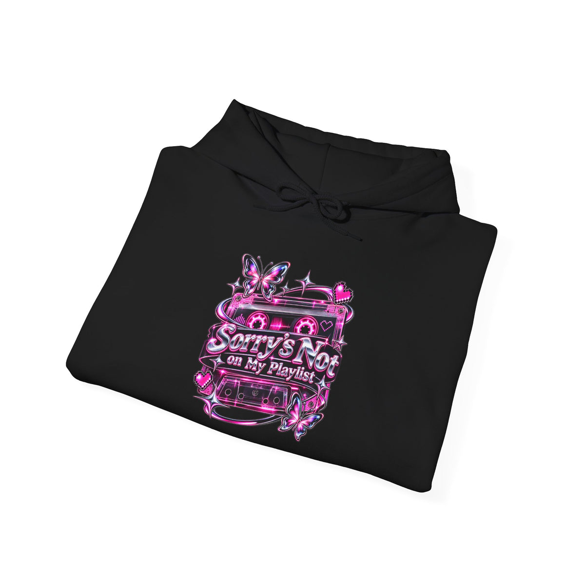 Sorry’s Not on My Playlist Funny Sarcastic Music Hoodie