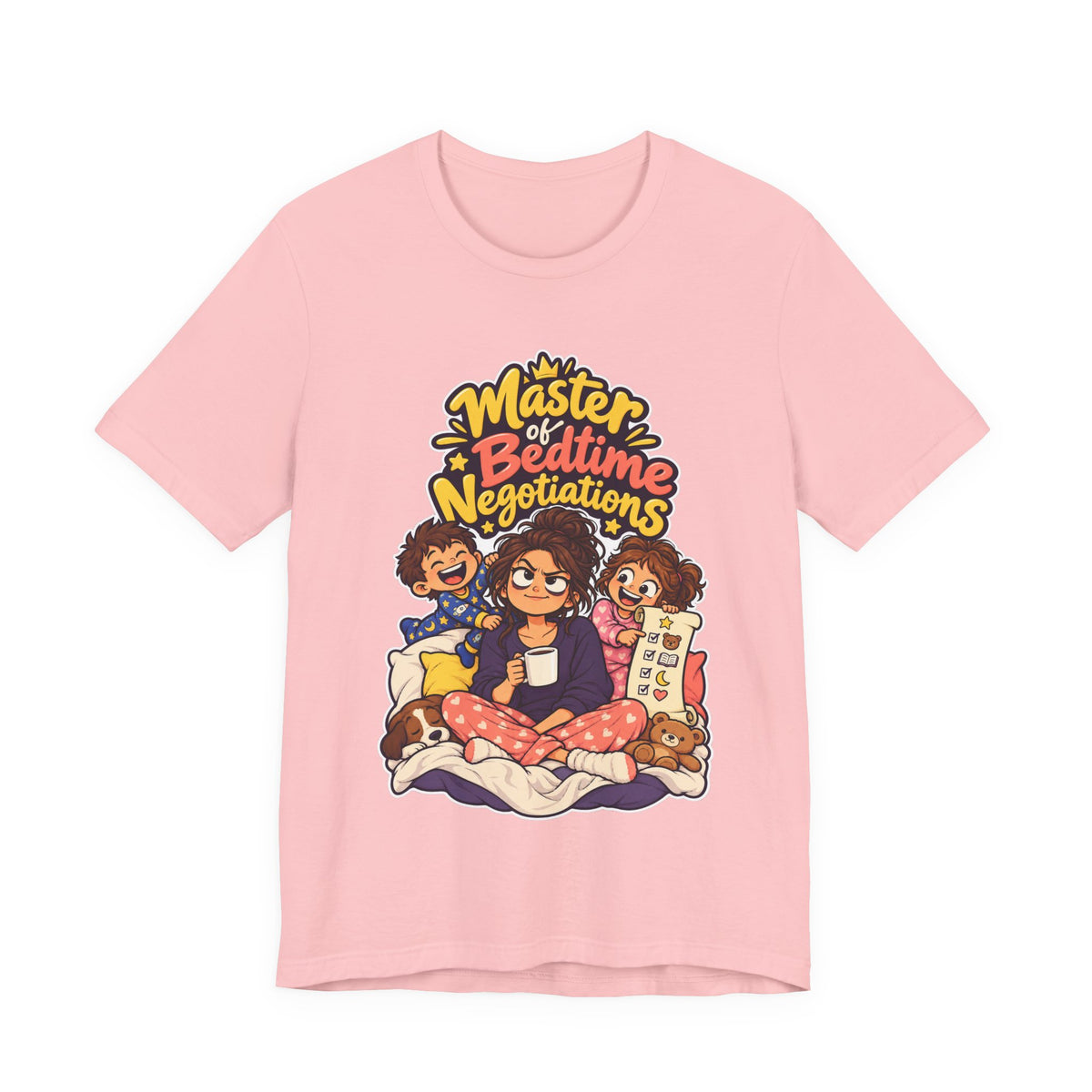 Master of Bedtime Negotiations Funny Parent Humor T-Shirt