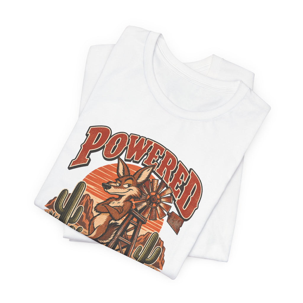 Powered By Passive Aggression Funny Western Ranch T-Shirt