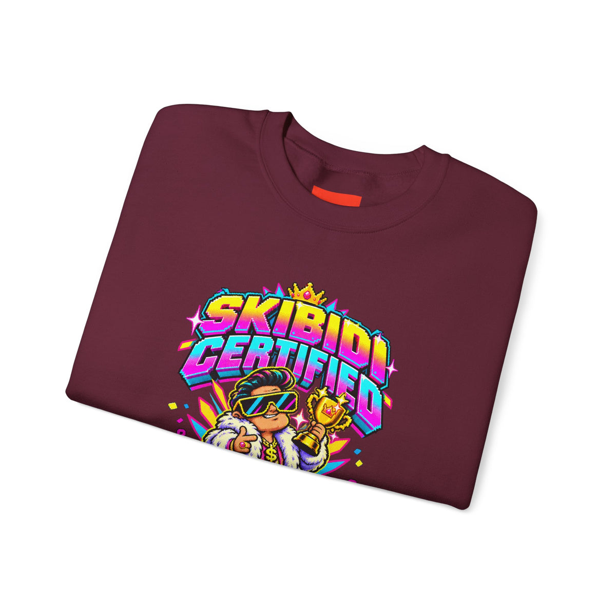 SKIBIDI CERTIFIED Funny Y2K Sweatshirt
