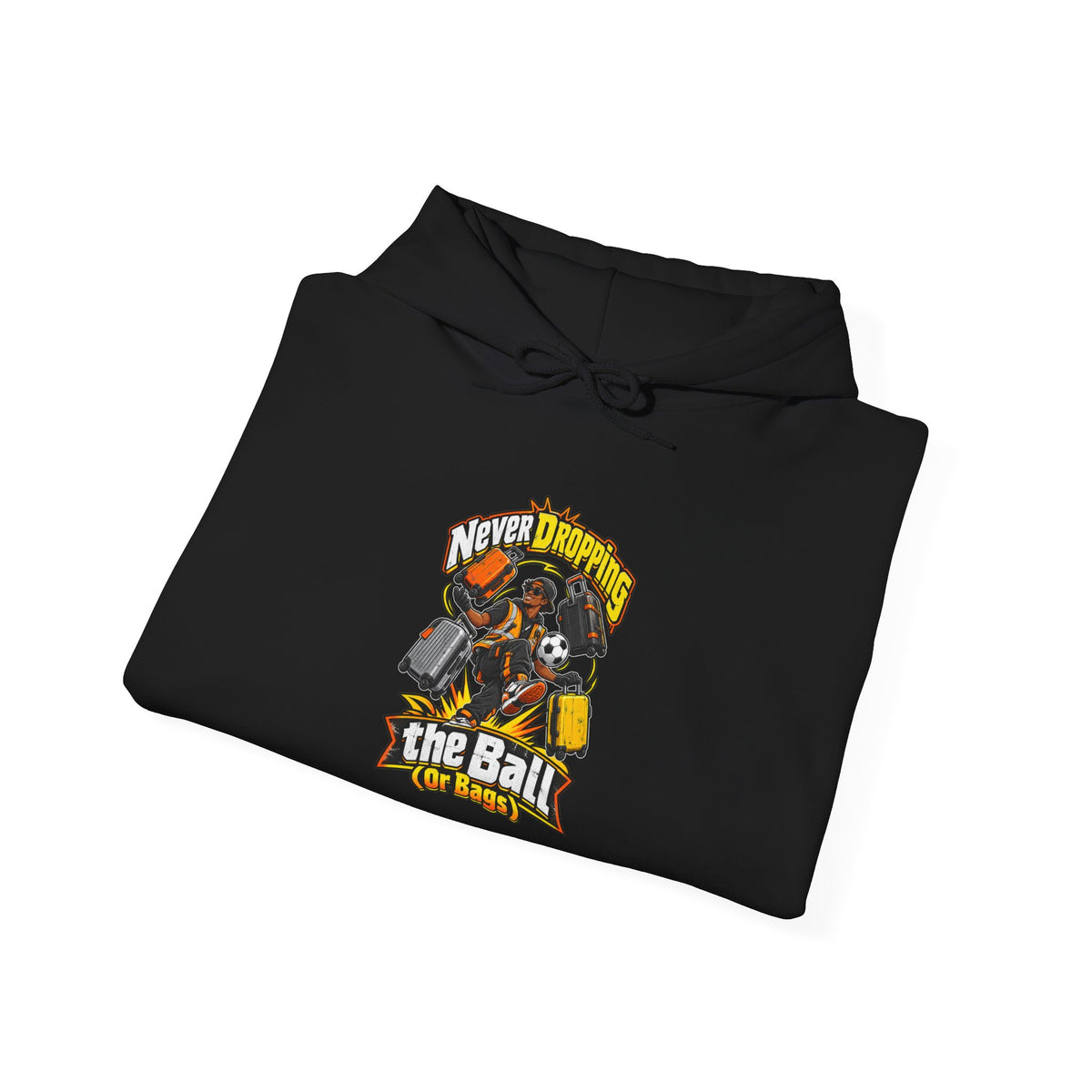 Never Dropping the Ball (Or Bags) Funny Baggage Handler Hoodie