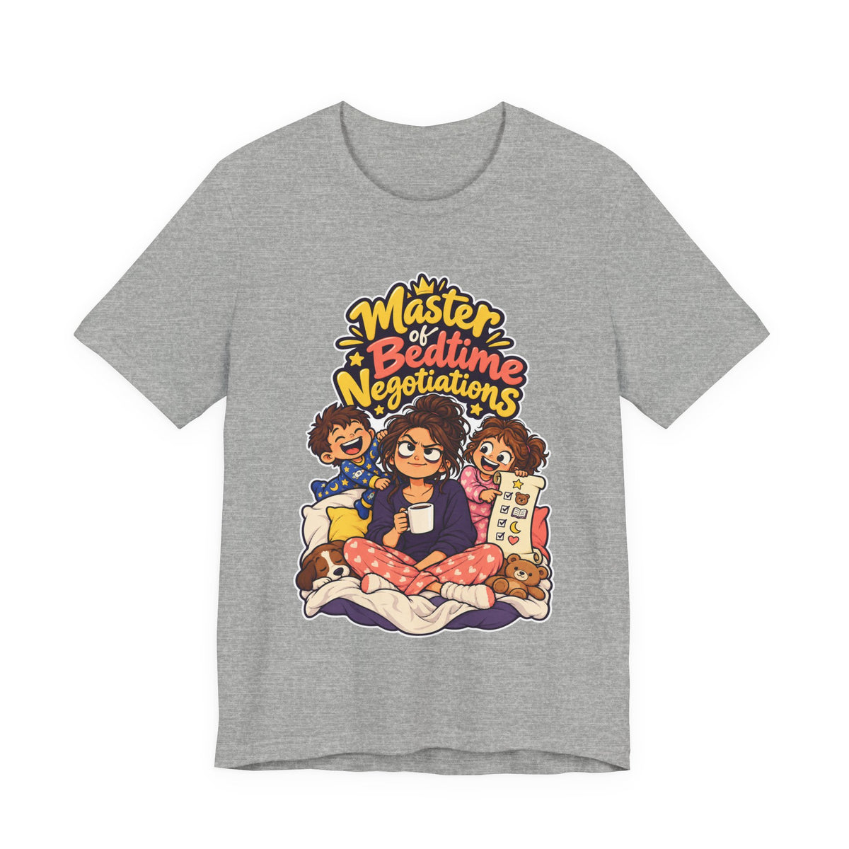 Master of Bedtime Negotiations Funny Parent Humor T-Shirt