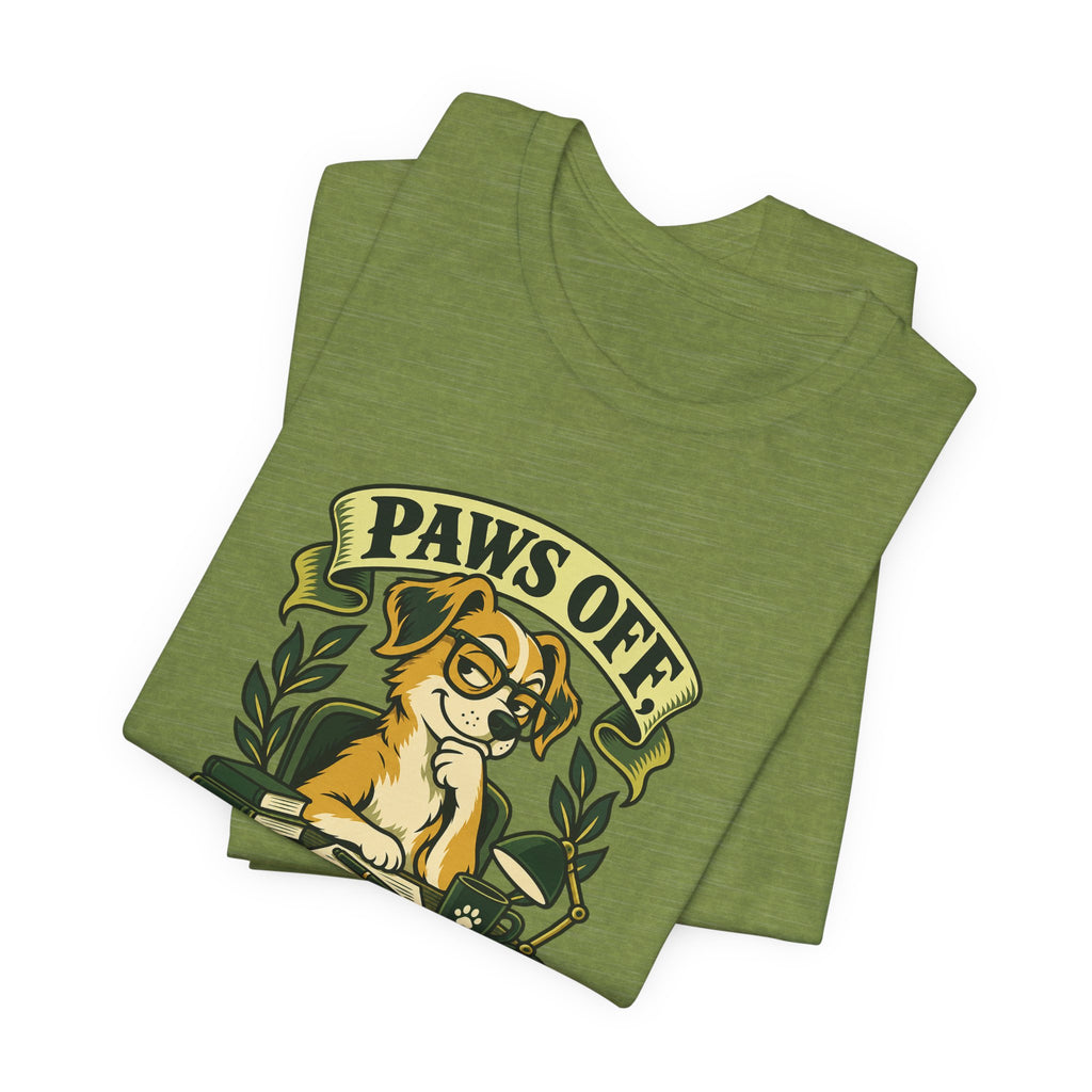 Paws Off, I’m Plotting Funny Pet Humor T-Shirt