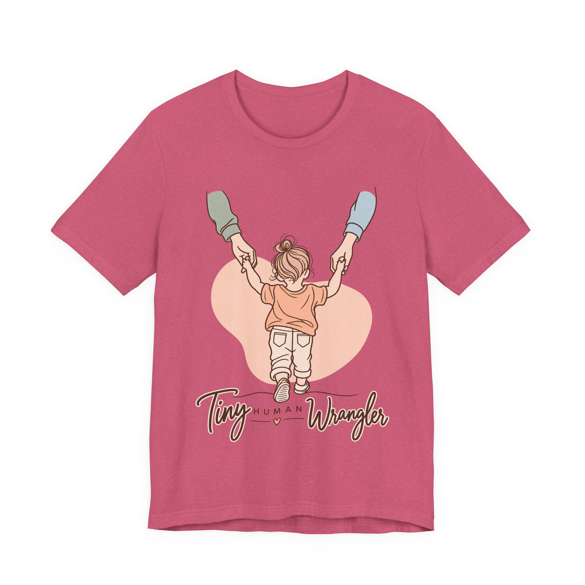 Tiny Human Wrangler Funny Parent T-Shirt