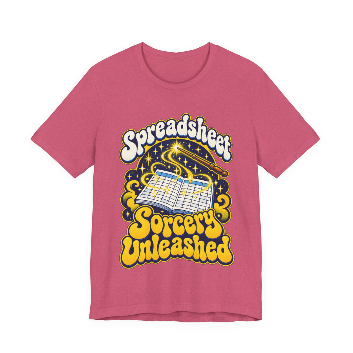 Spreadsheet Sorcery Unleashed Funny Office Humor T-Shirt