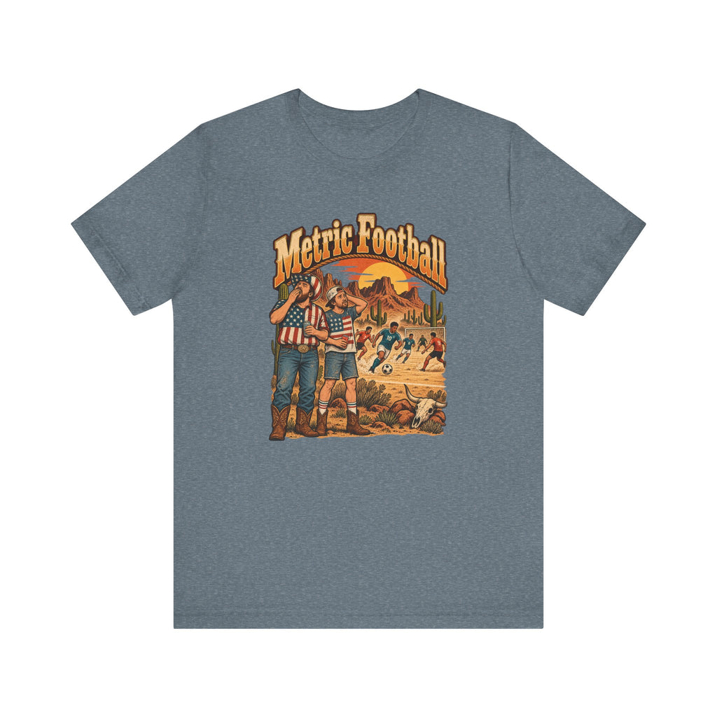 Metric Football Funny Western Ranch T-Shirt