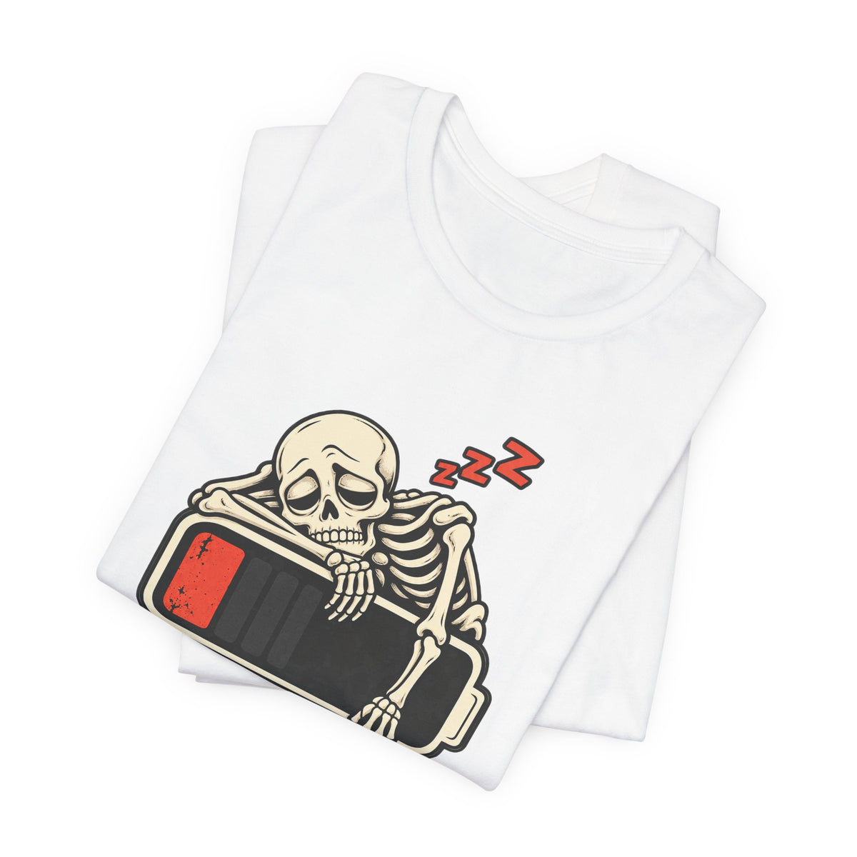 Low Battery, Mind Shutting Down Funny Self-Deprecating T-Shirt