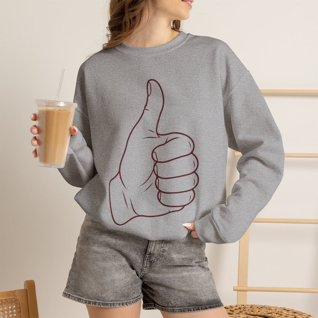 Thumbs Up Spirit Crewneck Sweatshirt