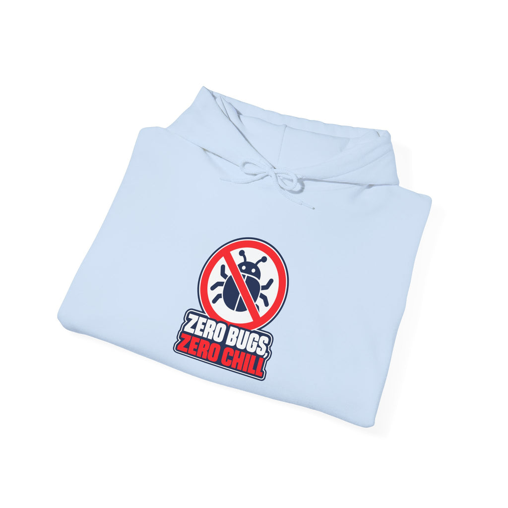 Zero Bugs, Zero Chill Funny Programmer Hoodie