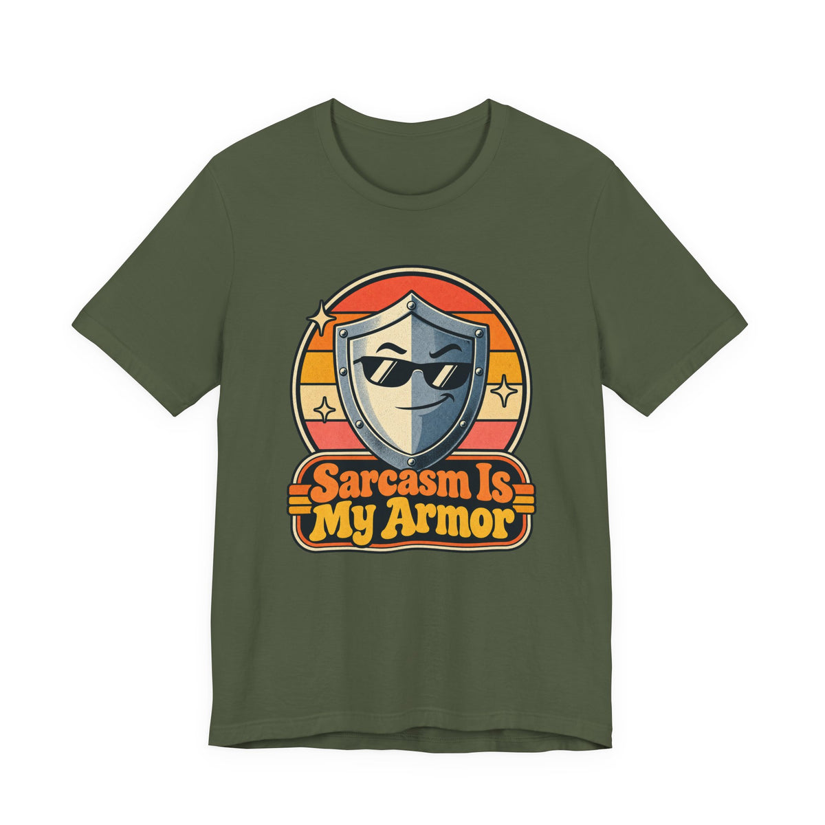 Sarcasm Is My Armor Funny Sarcastic Humor T-Shirt