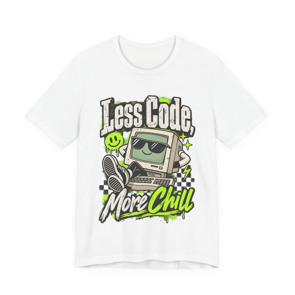 Less Code, More Chill Funny Programmer T-Shirt