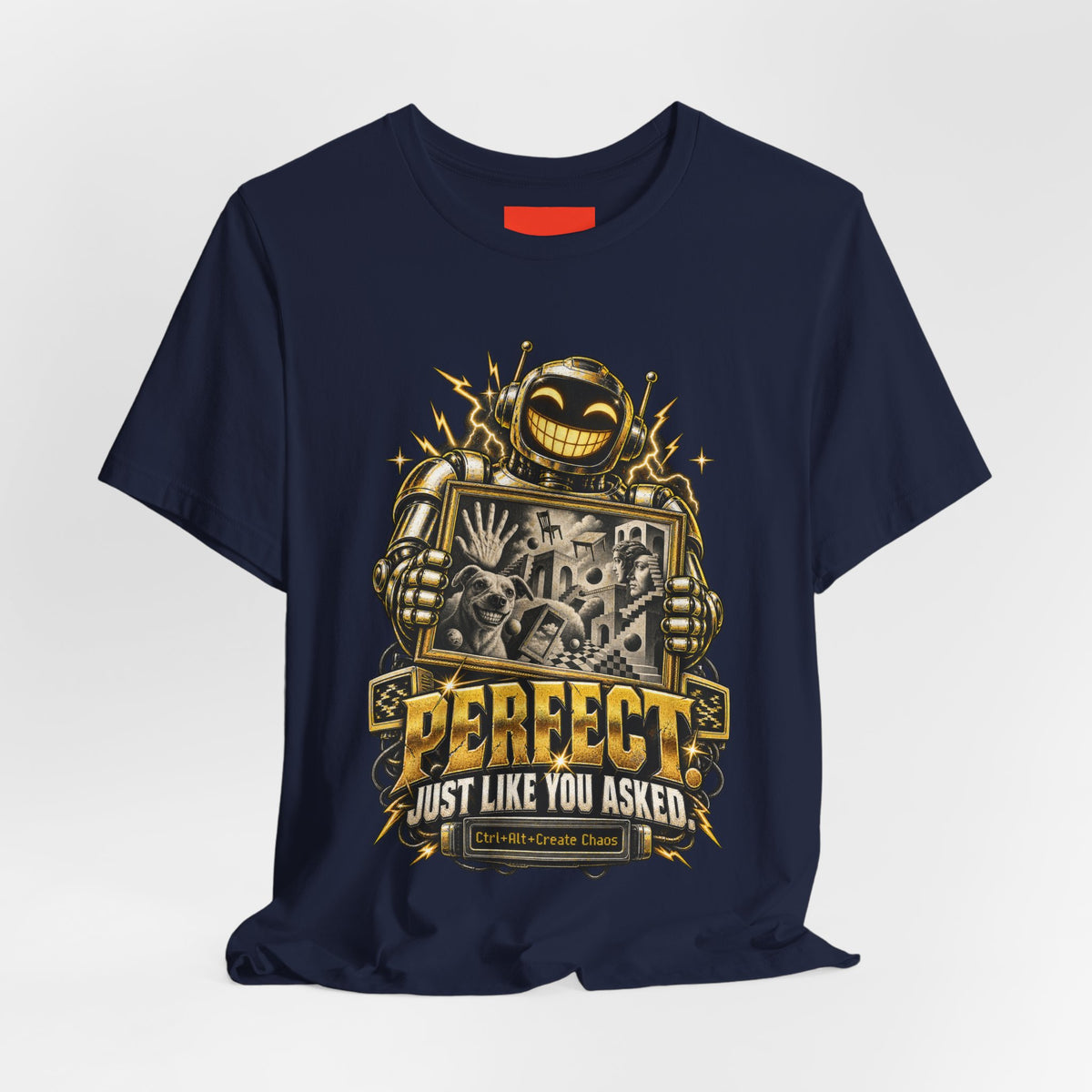 Ctrl+Alt+Create Chaos Funny Programmer T-Shirt