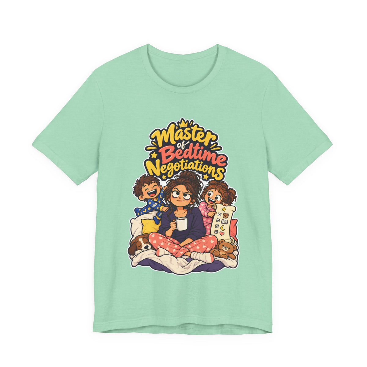 Master of Bedtime Negotiations Funny Parent Humor T-Shirt