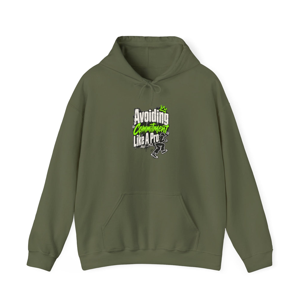 Avoiding Commitment Like A Pro Funny Self-Deprecating Hoodie
