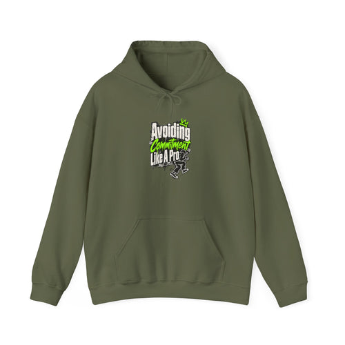 Avoiding Commitment Like A Pro Funny Self-Deprecating Hoodie