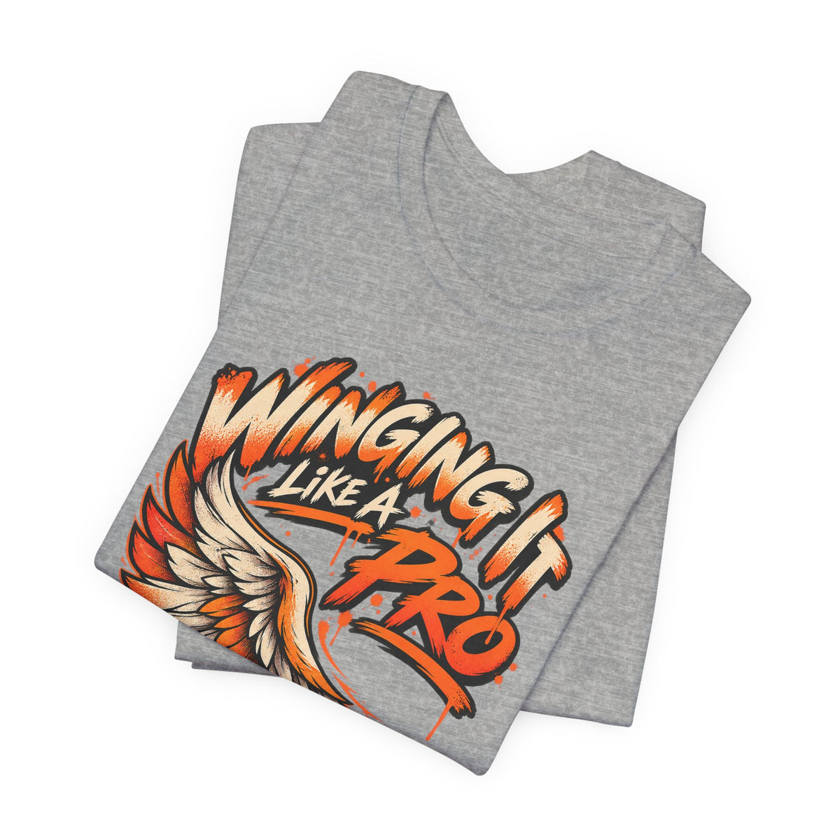 Winging It Like A Pro Funny Self-Deprecation T-Shirt