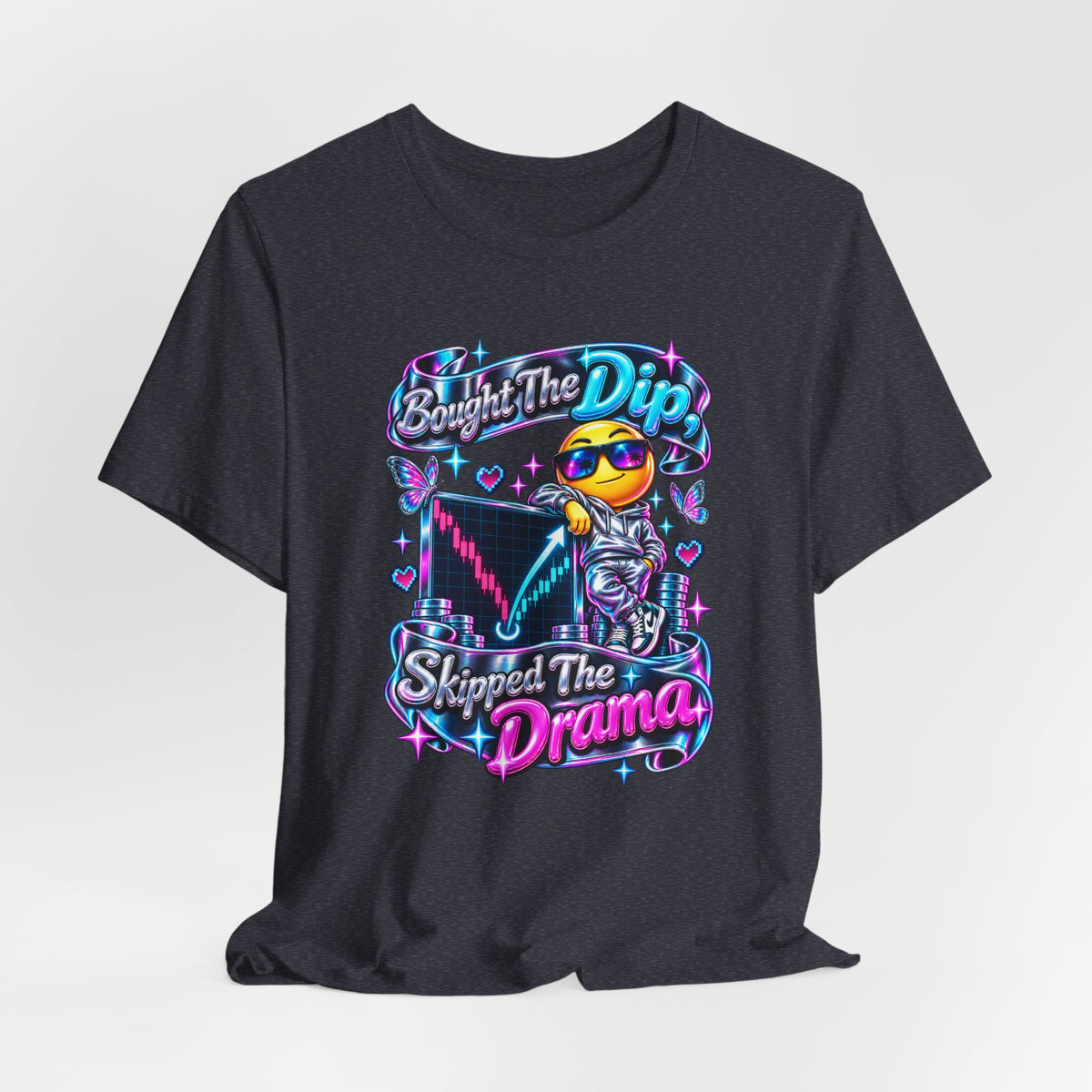 Bought The Dip, Skipped The Drama Funny Stock Market T-Shirt