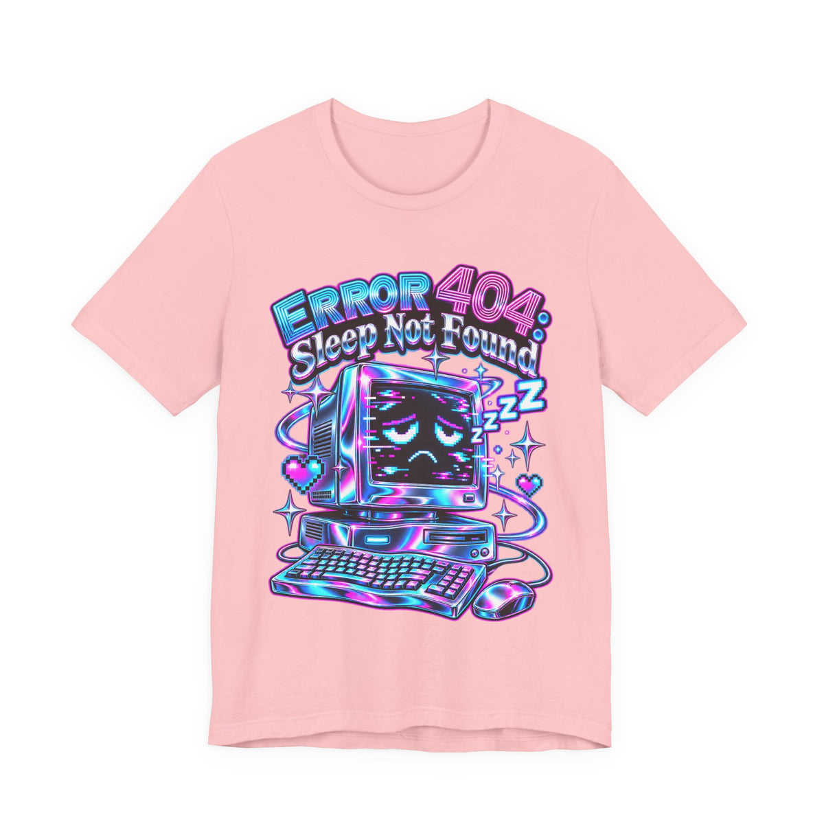 Error 404: Sleep Not Found Funny Programmer T-Shirt