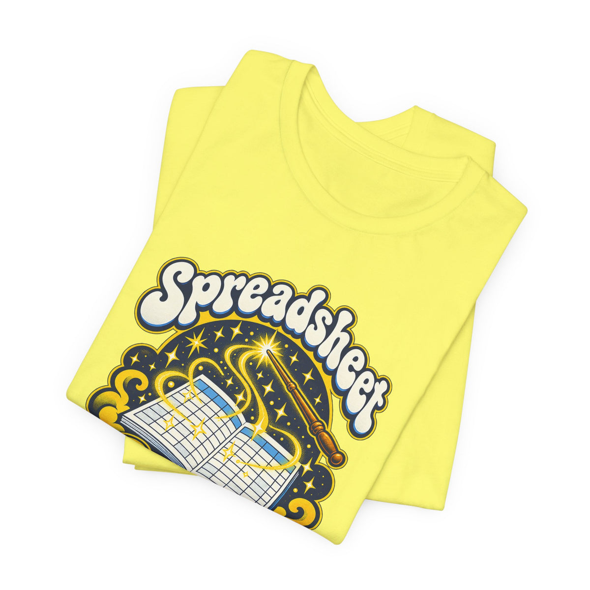 Spreadsheet Sorcery Unleashed Funny Office Humor T-Shirt