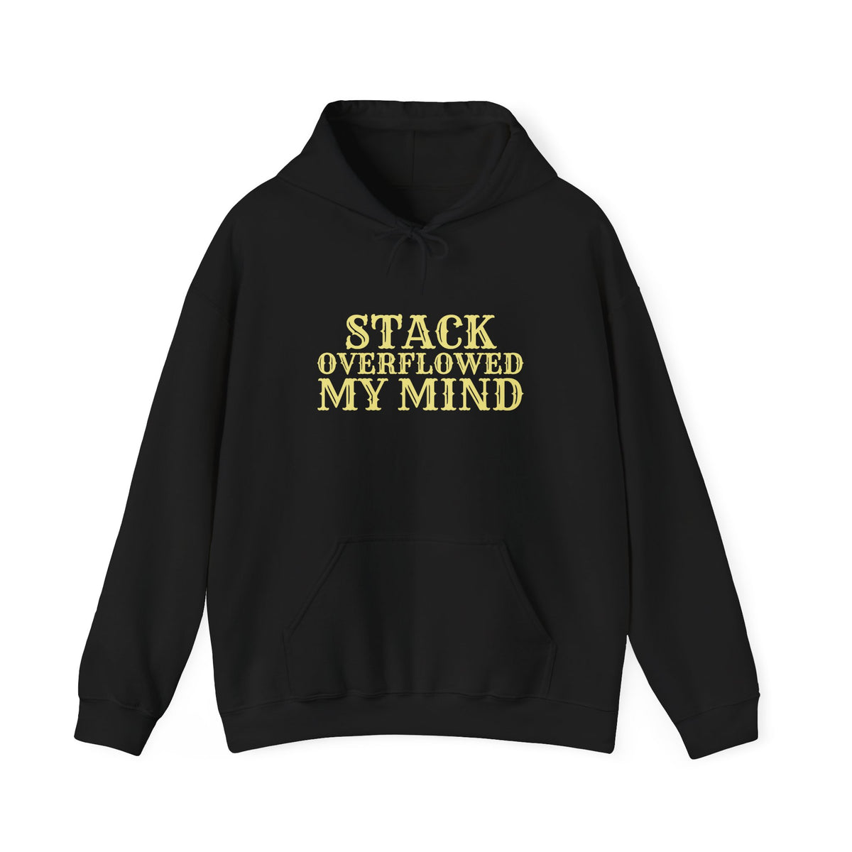 Stack Overflowed My Mind Funny Programmer Hoodie