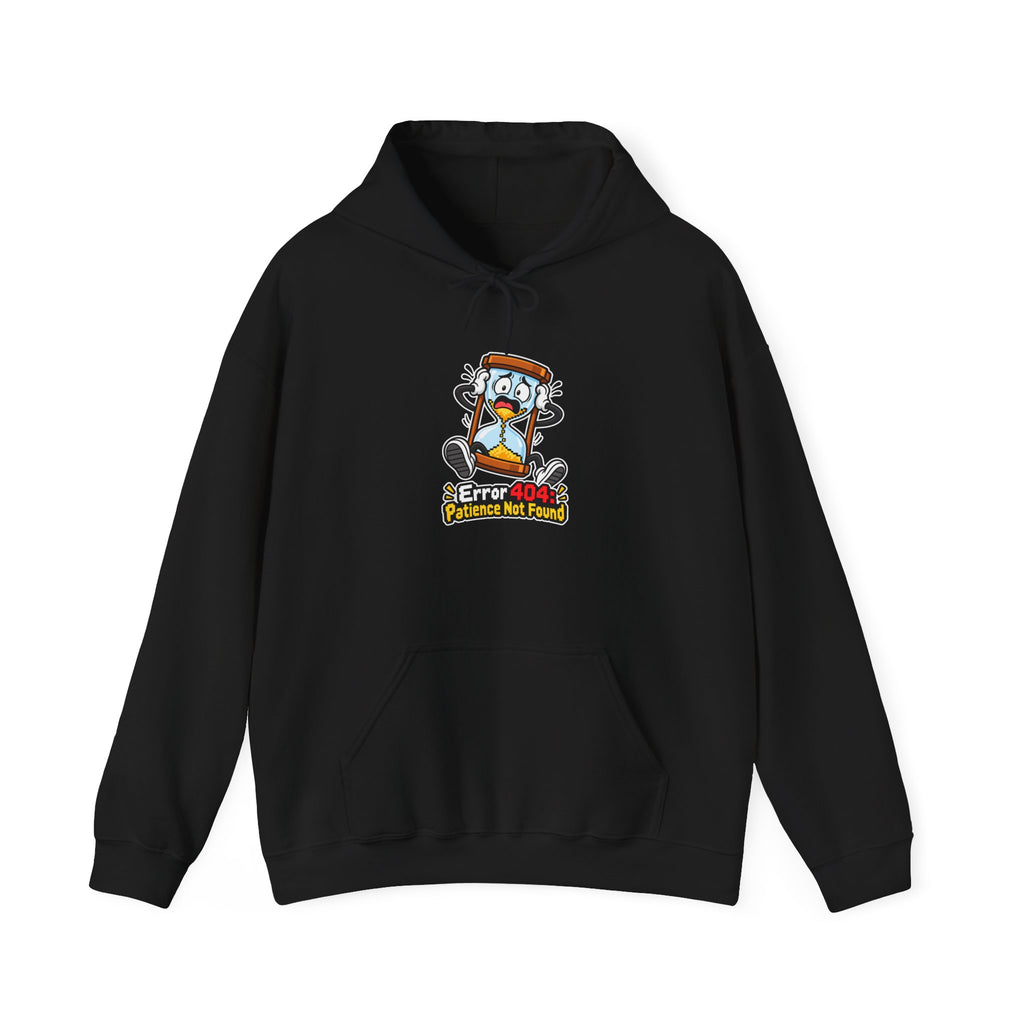 Error 404: Patience Not Found Funny Tech Hoodie
