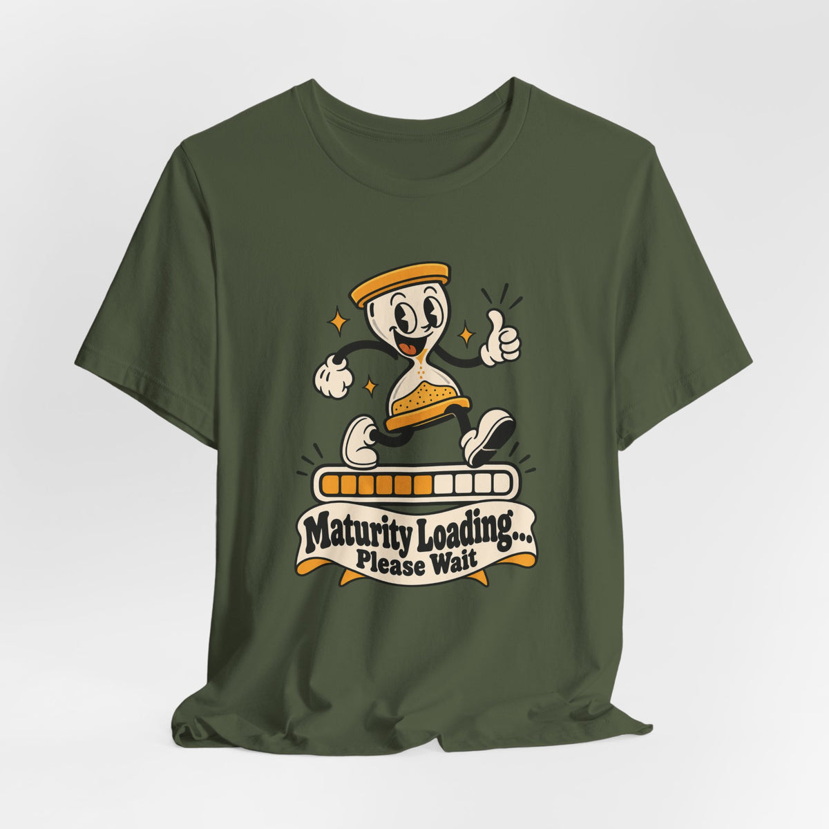 Maturity Loading... Please Wait Funny Self-Deprecating T-Shirt
