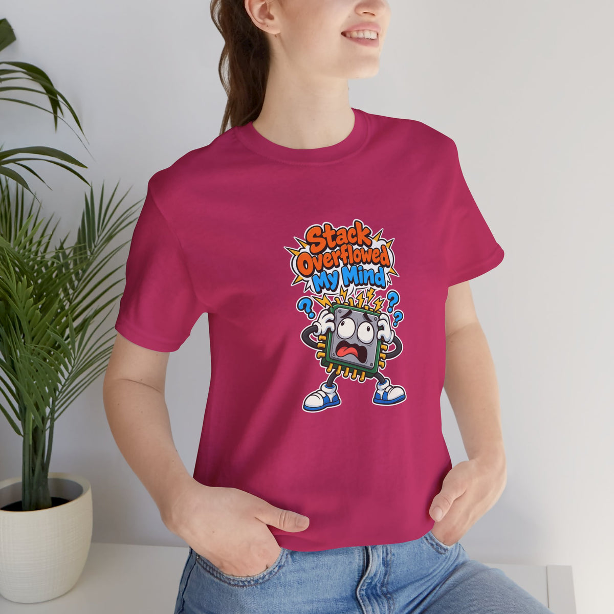 Stack Overflowed My Mind Funny Programmer T-Shirt