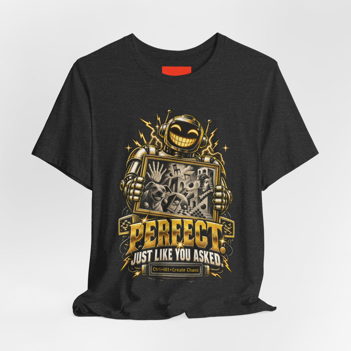 Ctrl+Alt+Create Chaos Funny Programmer T-Shirt