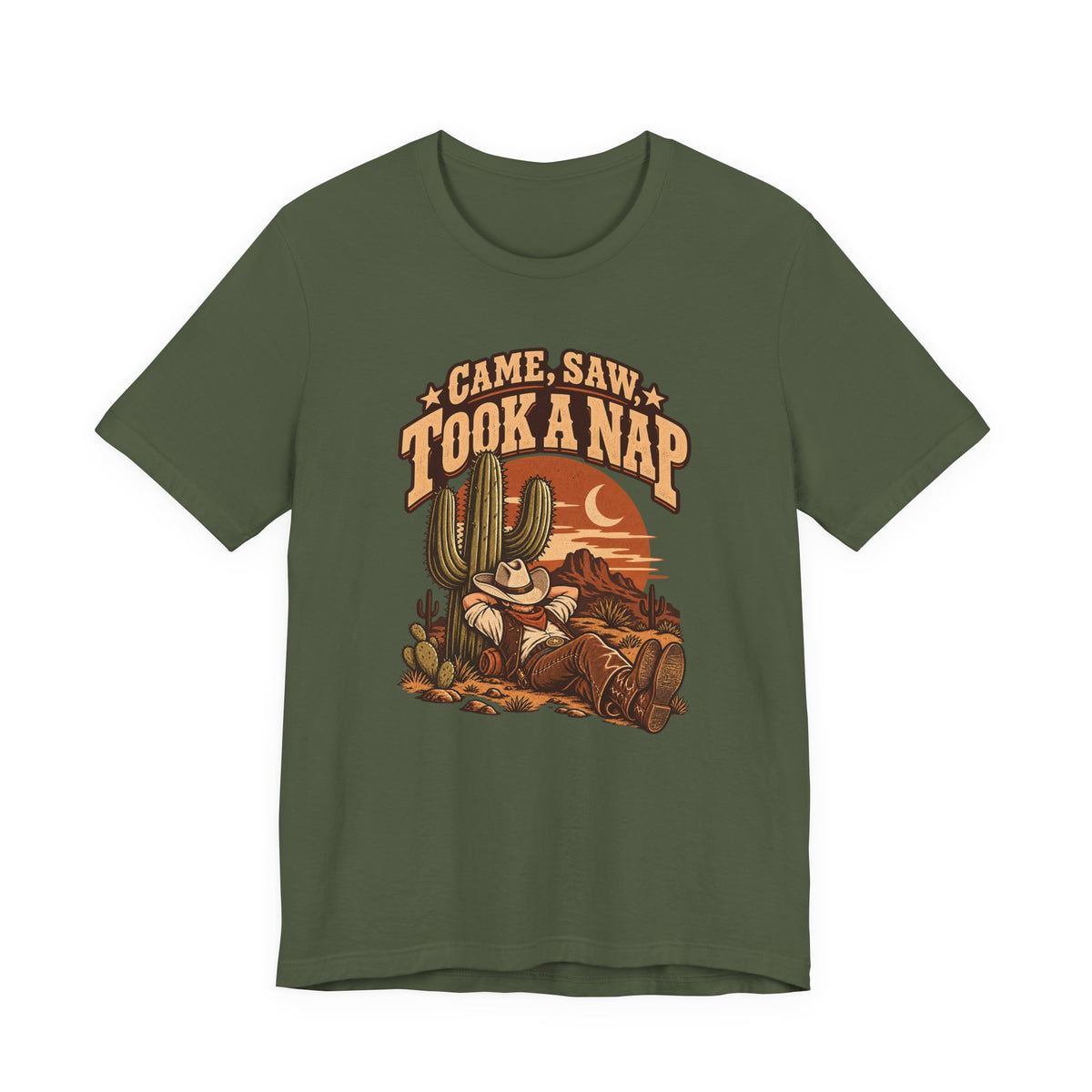 Came, Saw, Took A Nap Funny Self-Deprecating T-Shirt
