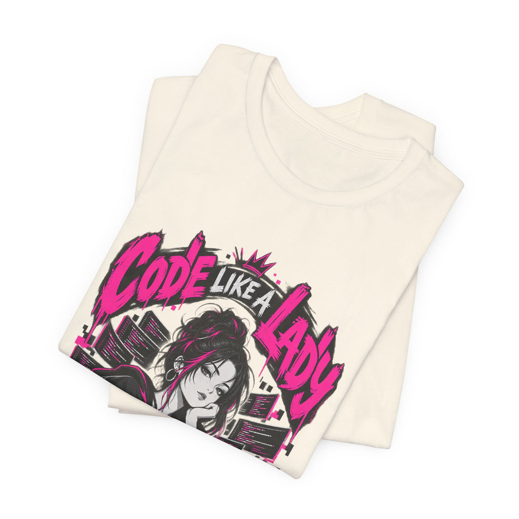 Code Like A Lady Funny Programmer T-Shirt