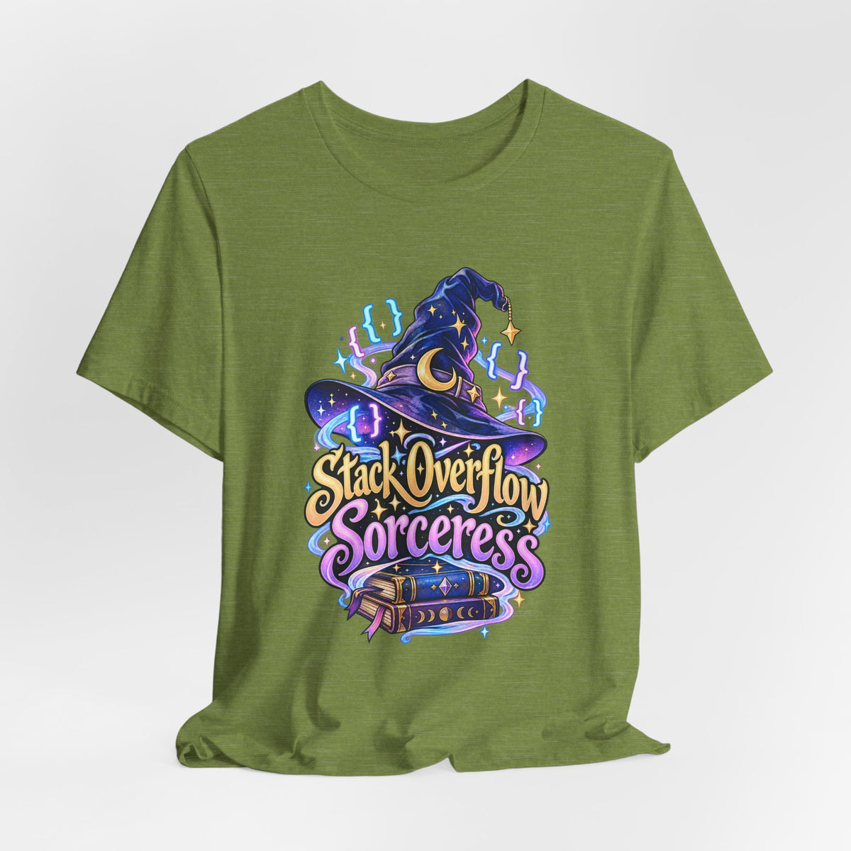 Stack Overflow Sorceress Funny Programmer T-Shirt