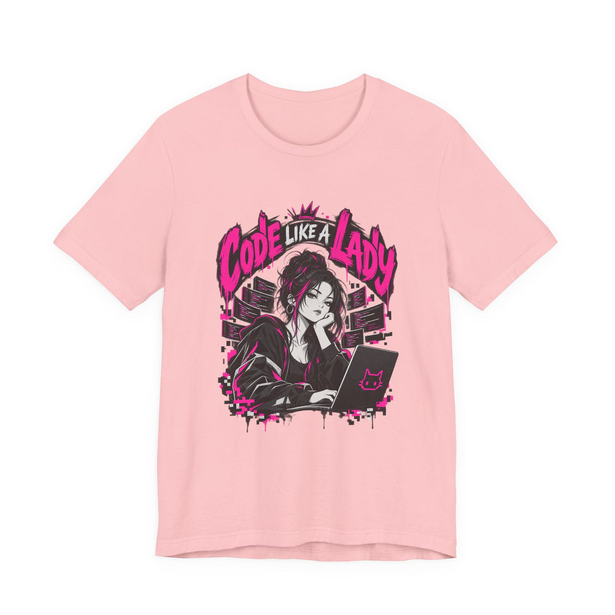 Code Like A Lady Funny Programmer T-Shirt