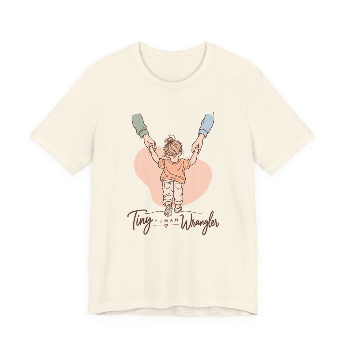 Tiny Human Wrangler Funny Parent T-Shirt