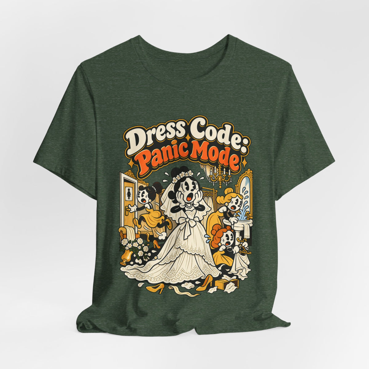 Dress Code: Panic Mode Funny Sarcastic T-Shirt