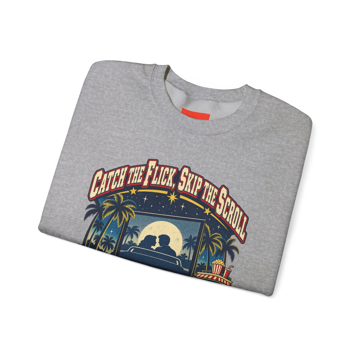 Catch the Flick, Skip the Scroll Funny Programmer Sweatshirt