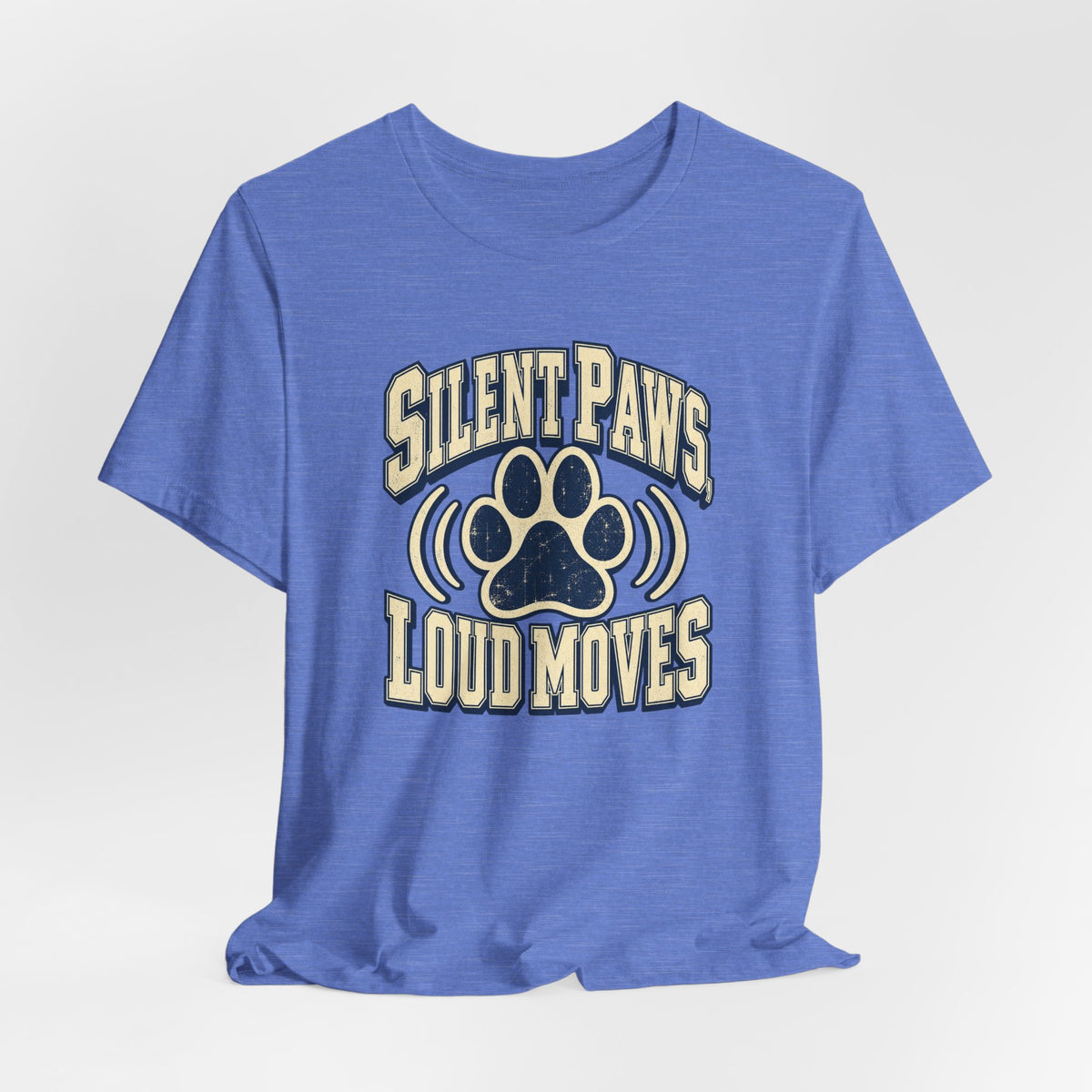 Silent Paws, Loud Moves Funny Cat Lover T-Shirt