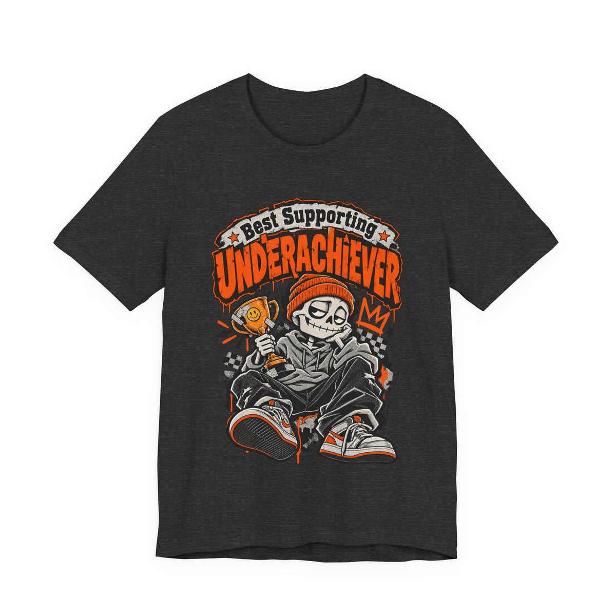 Best Supporting Underachiever Funny Sarcastic Streetwear T-Shirt