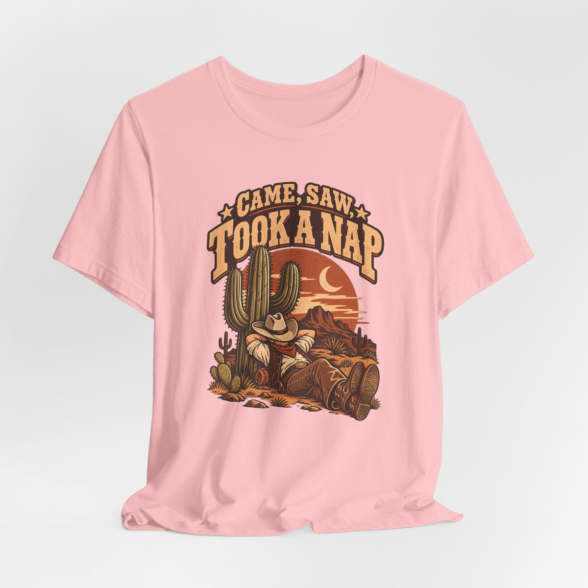 Came, Saw, Took A Nap Funny Self-Deprecating T-Shirt