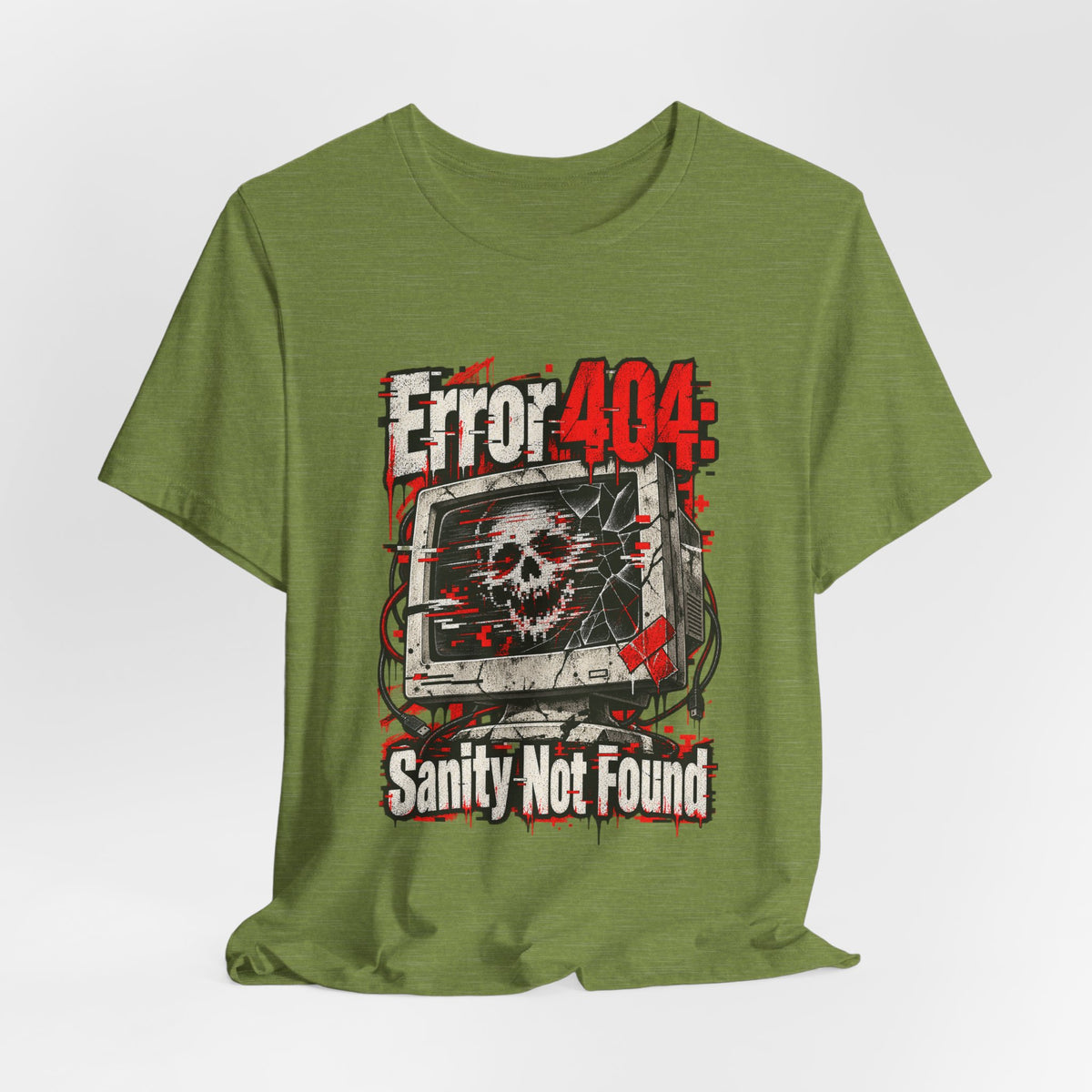 Error 404: Sanity Not Found Funny Tech T-Shirt