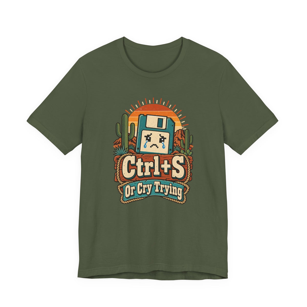 Ctrl+S Or Cry Trying Funny Programmer T-Shirt