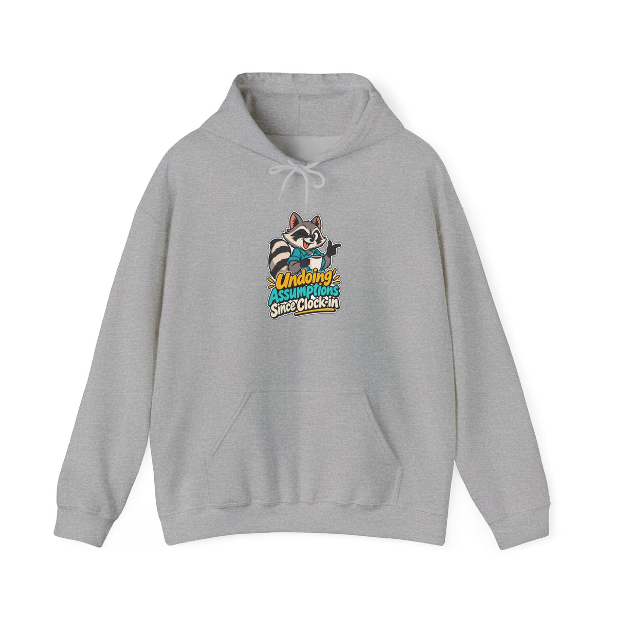 Undoing Assumptions Since Clock-in Funny Office Hoodie
