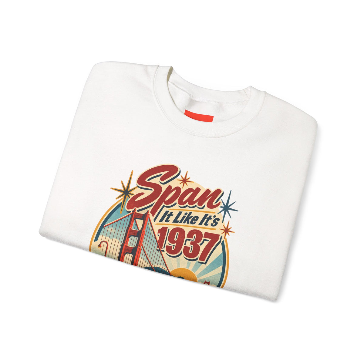 Span It Like It’s 1937 Funny Retro Sweatshirt