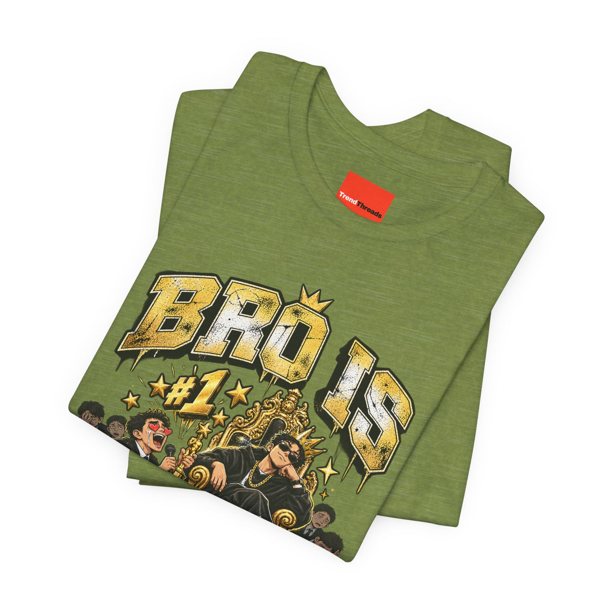 BRO IS GLAZING Funny Streetwear T-Shirt