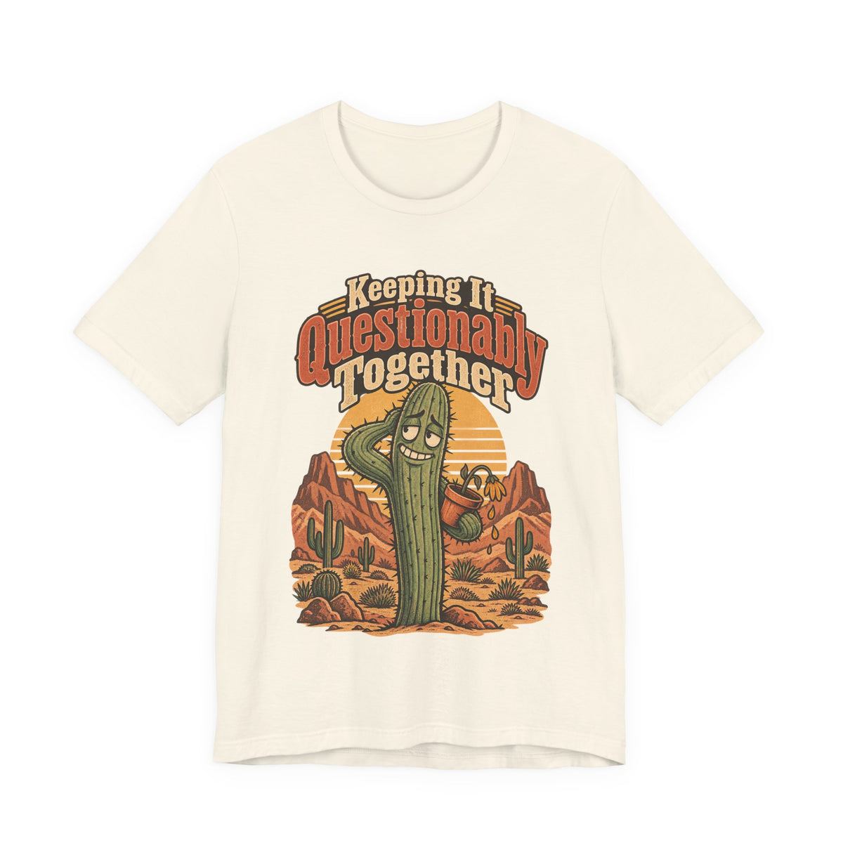 Keeping It Questionably Together Funny Western Ranch T-Shirt