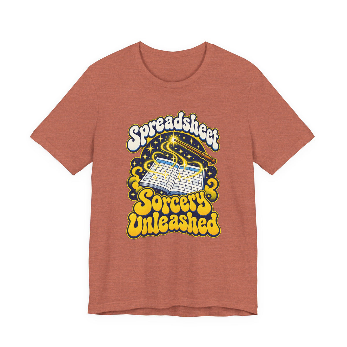 Spreadsheet Sorcery Unleashed Funny Office Humor T-Shirt