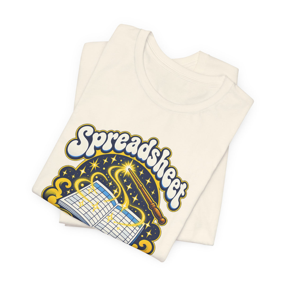 Spreadsheet Sorcery Unleashed Funny Office Humor T-Shirt