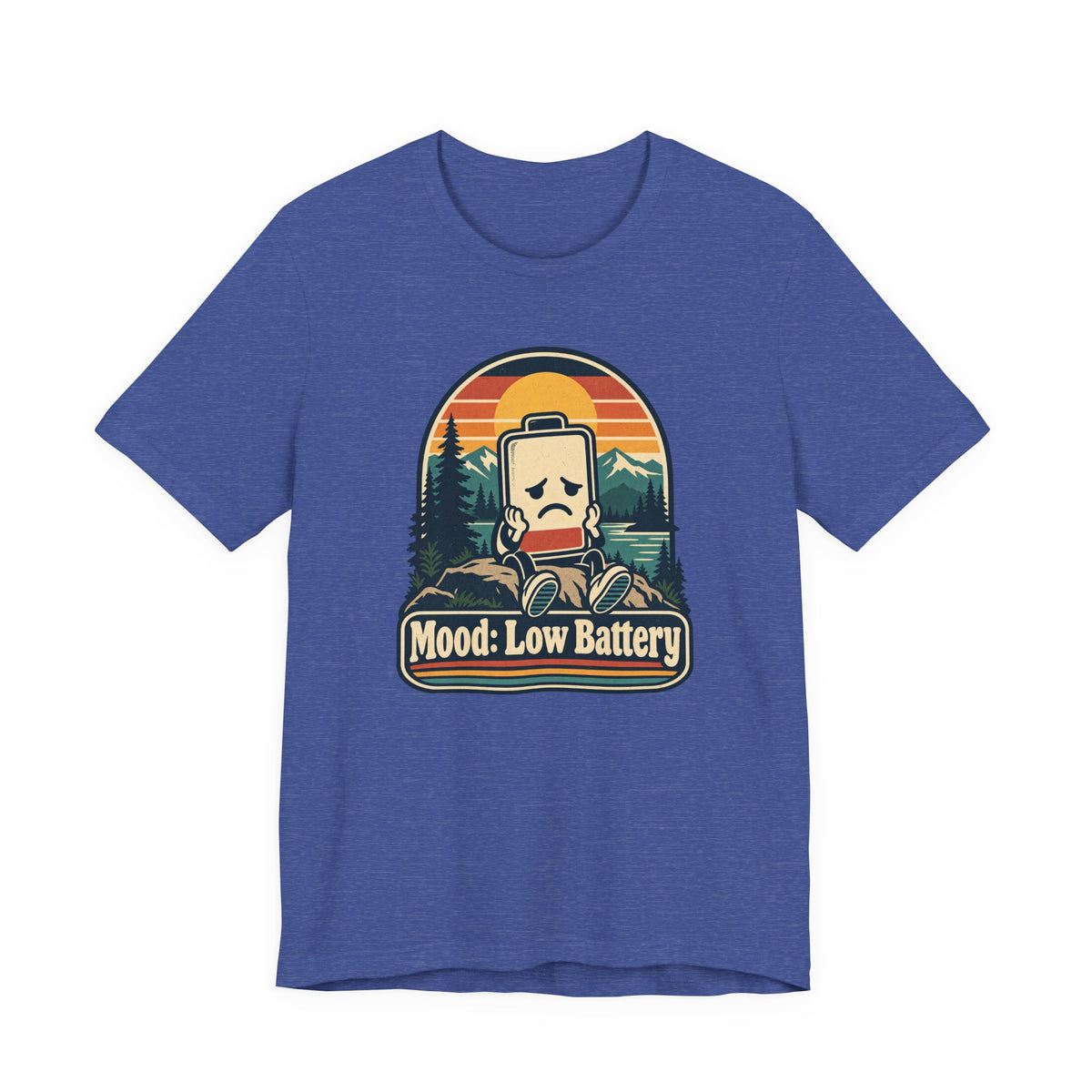 Mood: Low Battery Funny Tech T-Shirt