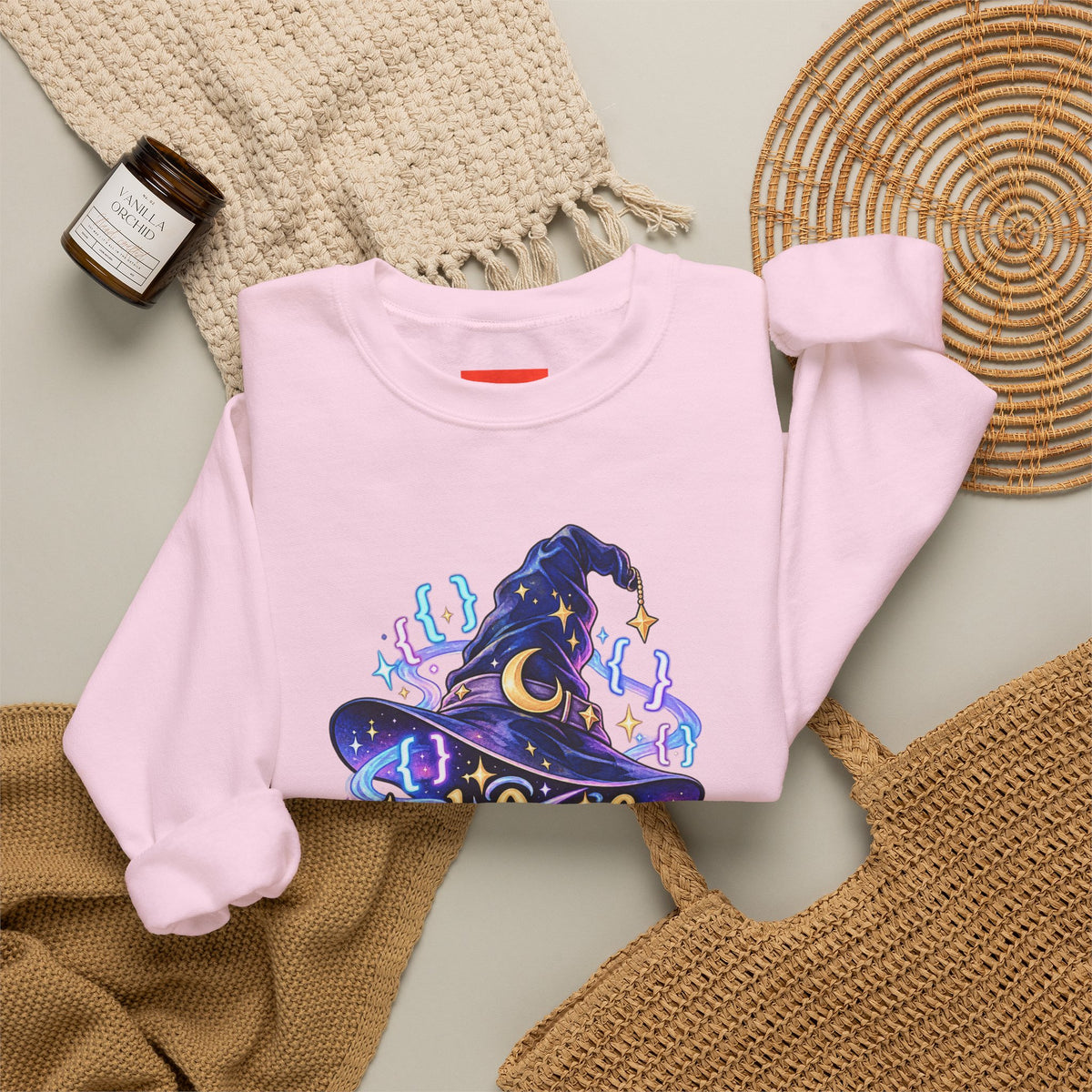 Stack Overflow Sorceress Funny Programmer Sweatshirt