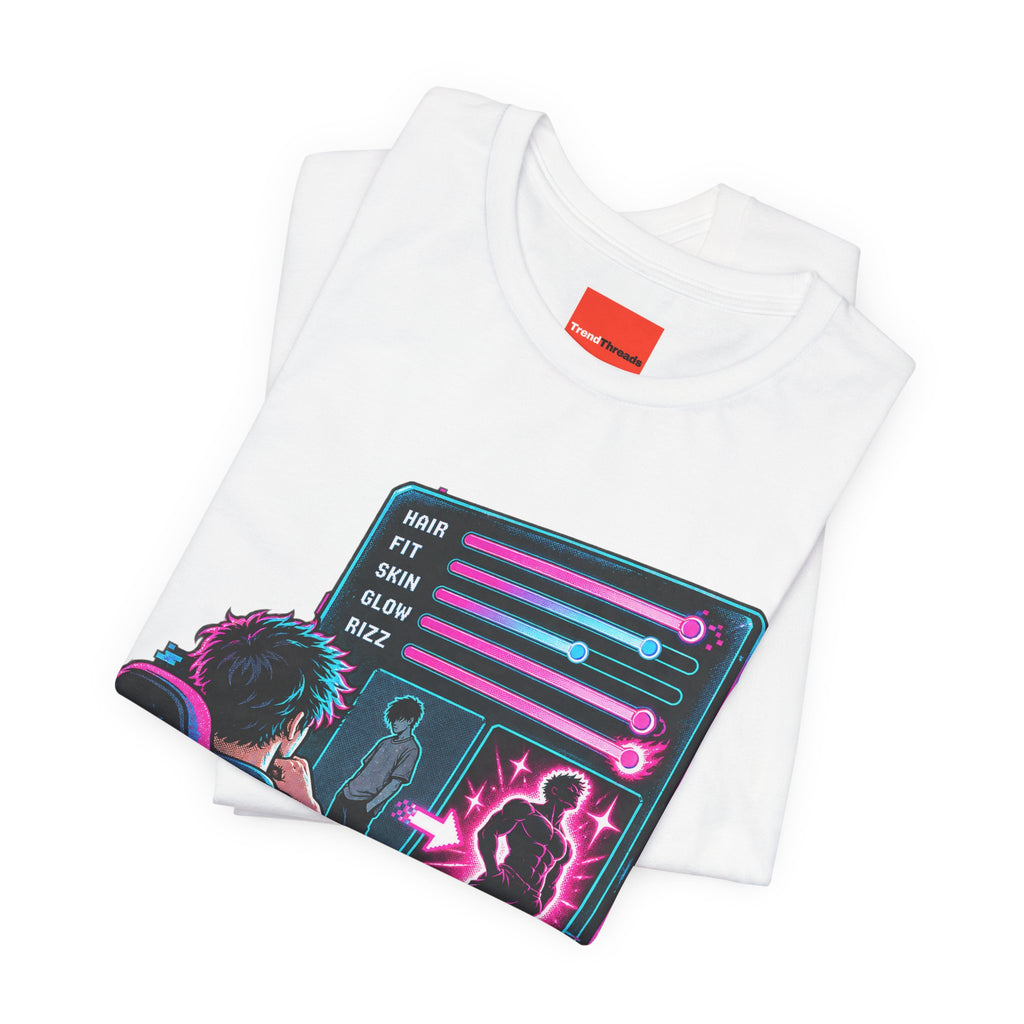 LOOKSMAXXING Funny Y2K Graphic T-Shirt